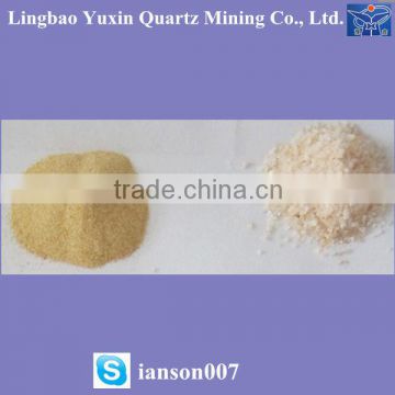 pure white silica fine sand/Resin fine sand mixing