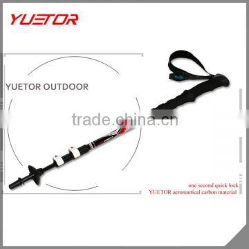 external quick lock 80% carbon trekking pole walking stick hiking pole                        
                                                                                Supplier's Choice