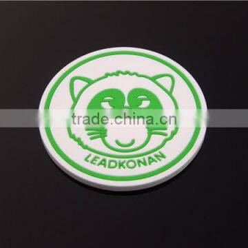 Customized Chamber Exclusive Use Soft PVC/rubber Coaster photo-3