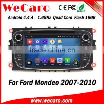 Wecaro WC-FU7608 Android 4.4.4 car dvd player 1080p for ford mondeo navigation sd card 2007 - 2010 OBD2