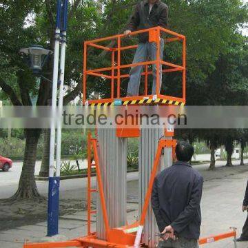 Mobile hydraulic aluminum alloy lift table