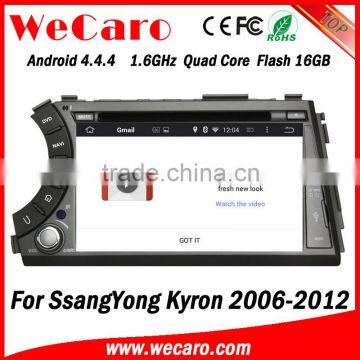 Wecaro WC-SY7020 7" Android 4.4.4 WIFI 3G Touch Screen Car Dvd Player for Ssangyong Kyron Dvd Radio Gps Navigation 2006 - 2012 photo-3