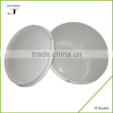 Wholesale white plastic buckets with lid