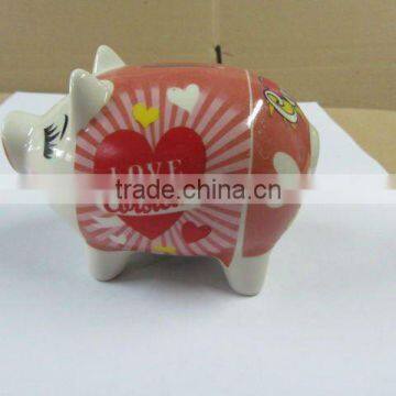 ceramic piggy bank