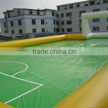 2013 New design inflatable soap football/ inflatable water football field