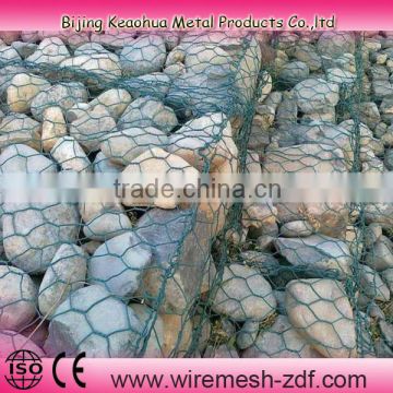 galvanized gabion basket for protecting the river bank