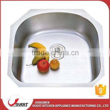 American standard customized undermount single bowl 304 stainless steel kitchen sink