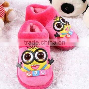 2015 New indoor cotton warm shoes with led light adult