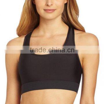 Wholesale nylon spandex womens sports bra