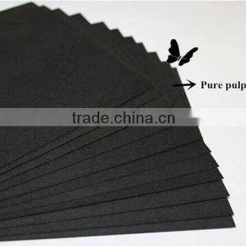 Black Paper Black Liner Paper 120g Black Cardboard photo-2