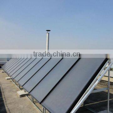 Solar Central Water Heating Project When the weather is Fine