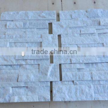 white quartzite floor