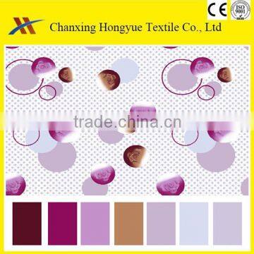 Twill 100 Polyester printed textile fabrics from changxing factory direct fabric to make bedsheets