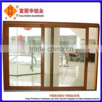 Energy-Saving and Thermal-Break Wood Grain Aluminium Window Door for Aluminum Casement windows and Aluminum Sliding Windows