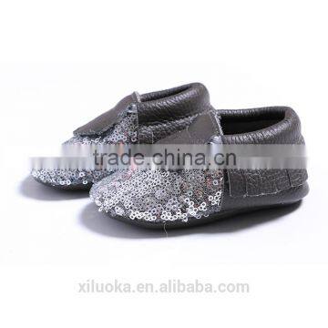 kids shoes 2016 baby sequins shoes for girls with leather baby shoes                        
                                                Quality Choice