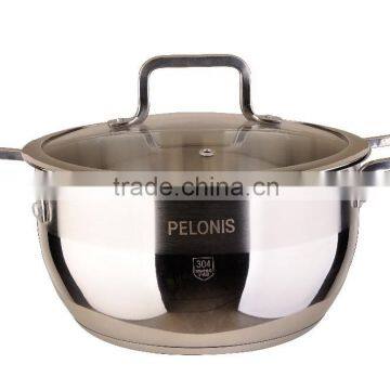 kitchen ware Stainless Steel 304 Induction cooking Pot