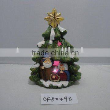 polyresin nativity led