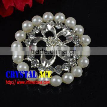 2016 fashion Crystal Rhinestone Brooch Pin Zinc Alloy Crystal Brooch pin factory wholesale for wedding invitation