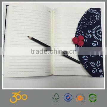 binding cloth hard cover notebook with thick paper, diary notebook