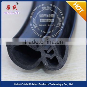 customized epdm rubber extrusion with metal insert