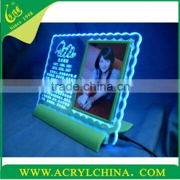 LED Light Sign board acrylic LED advertising board LED photo frame