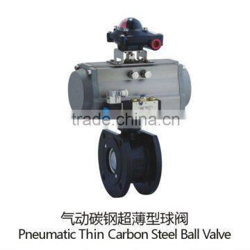 pneumatic stainless steel ball valve in