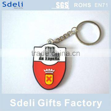 Factory OEM cheap good quality promotional soft pvc keychain/soft rubber keyring