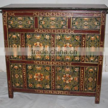 Chinese antique Tibetan cabinet