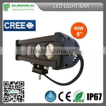 CREE 40w LED Light Bar for Offroad Vehicle,Heavty Duty,Agriculture,Mining and Marine