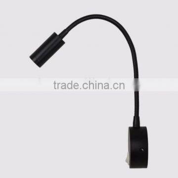 3W LED Wall Mount Light for Hotel Bedside Reading Lamp With Flexible Gooseneck On/off Switch Quality Choice photo-4