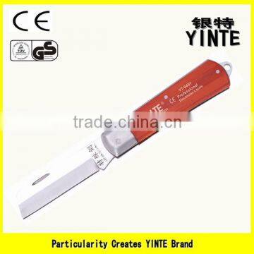 China manufacture Lifetime warranty Newest Electrical Knife with wooden handle and special steel material