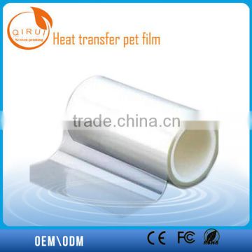 Heat transfer film with double side coating