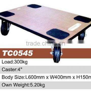 high quality furniture and flower mover wood dolly