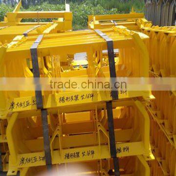 10deg return conveyor idler frame with D194mm conveyor roller idler for copper belt conveyor