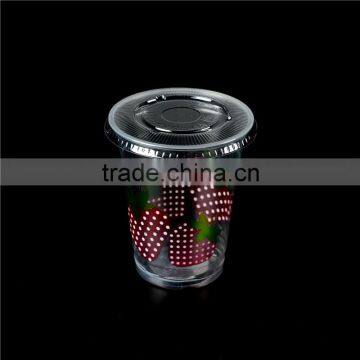 650ml plastic cup,beverage use pet clear disposable plasit cup with dome lid,20oz pet plastic cup