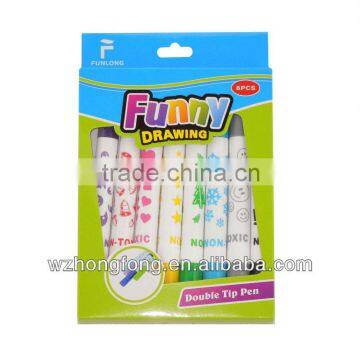 Water color pen set - double tip