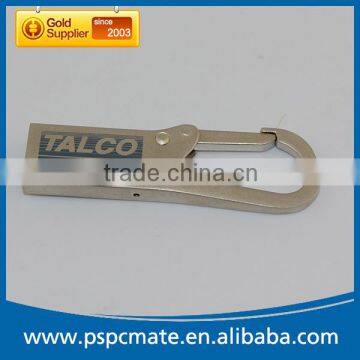 4G 8G 16G 32G Metal USB Flash Drive with Snap Hook