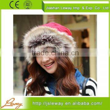 Oem High Quality Cheap Winter Wool Knitted Crochet Beanie