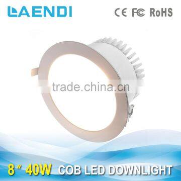 Good quality White High efficiency LED Round COB Downlight 40W