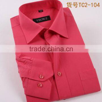 2015 Casual Latest Design Light Blue Denim Shirt for Men M-3XL photo-2