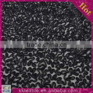 China lace netting bottom embroidery tulle for maxi dress