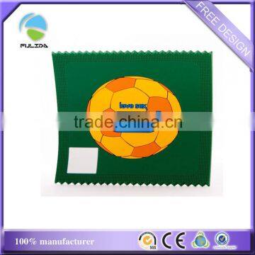 Buy Soft PVC Hot Embossed Square Pink One Color Cup Mat Coaster photo-4