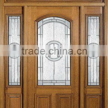 Half Lite Glass Exterior Swing Door Designs With Side Lite DJ-S9116MSTHS-2