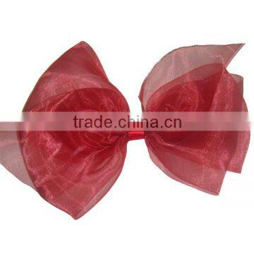 wholesale fashion double twist chiffon bows HD-23