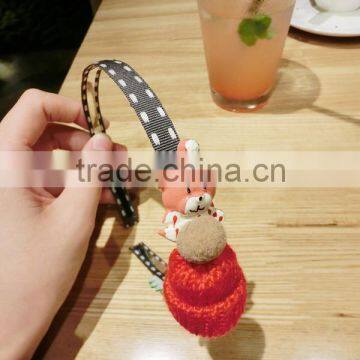 Chrisrmas Bear Headband,Christmas Tree Snowflake Metal Headband photo-3