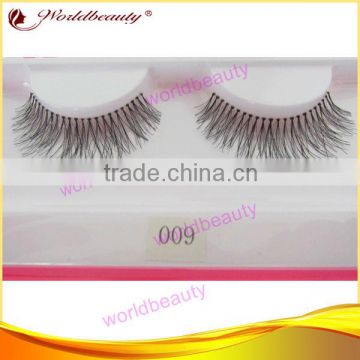 human hair false eyelash private label long thick eyelash in human hair