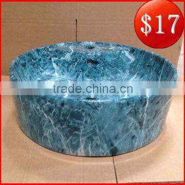 Bathroom sink water wave ceramic color wash basin BO-40