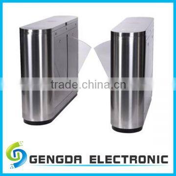 High security rfid access flap gate turnstile