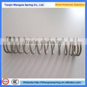 large stainless steel compression spring