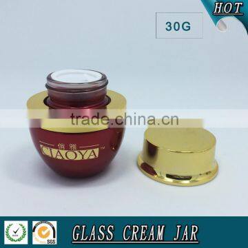 30G Coloured Cosmetic Glass Jars